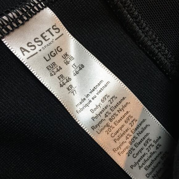 Assets by Spanx Black Leggings Pants Size Large - Picture 6 of 6
